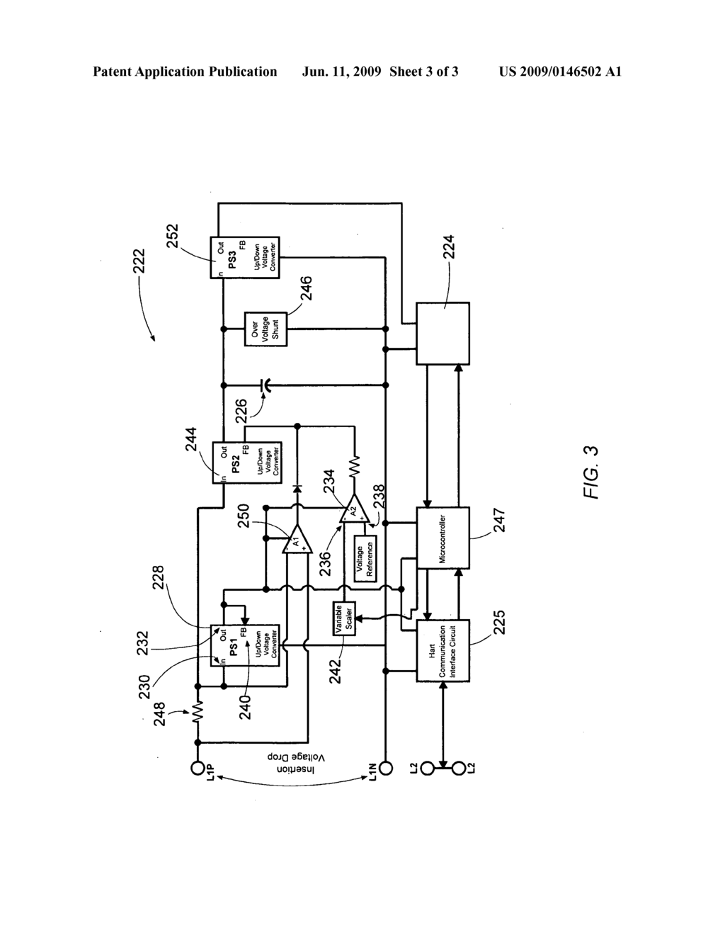 POWER MANAGEMENT CIRCUIT FOR A WIRELESS COMMUNICATION DEVICE AND PROCESS CONTROL SYSTEM USING SAME - diagram, schematic, and image 04