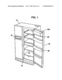 DOOR-BASKET STRUCTURE OF REFRIGERATOR diagram and image