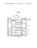 DOOR-BASKET STRUCTURE OF REFRIGERATOR diagram and image