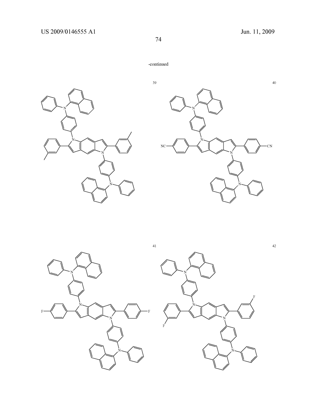 Heterocyclic compound and organic light emitting device comprising the same - diagram, schematic, and image 76