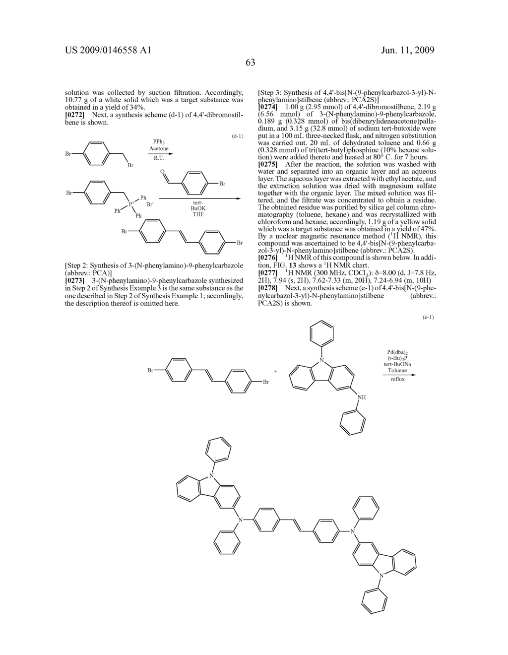 Stilbene Derivatives, Light-Emitting Element and Light-Emitting Device - diagram, schematic, and image 95