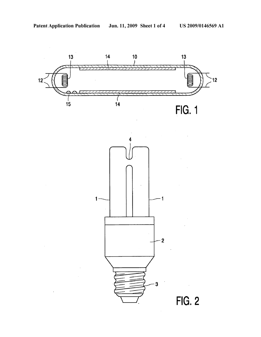 LOW-PRESSURE MERCURY VAPOR DISCHARGE LAMP AND APPARATUS FOR TREATMENT - diagram, schematic, and image 02