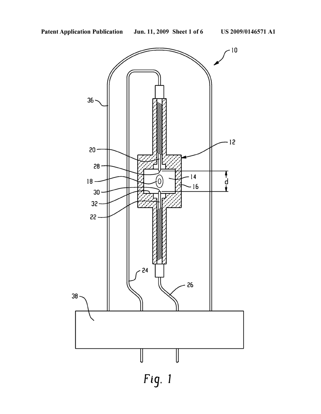 METAL HALIDE LAMP WITH HALOGEN-PROMOTED WALL CLEANING CYCLE - diagram, schematic, and image 02