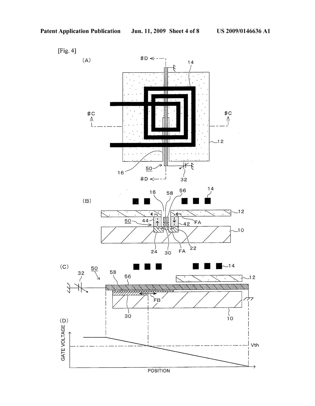 SWITCHING ELEMENT, VARIABLE INDUCTOR, AND ELECTRONIC CIRCUIT DEVICE HAVING CIRCUIT CONFIGURATION INCORPORATING THE SWITCHING ELEMENT AND THE VARIABLE INDUCTOR - diagram, schematic, and image 05