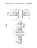 Non-contact rotational angle detecting sensor diagram and image