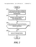 Moveable Barrier Operator Feature Adjustment System and Method diagram and image