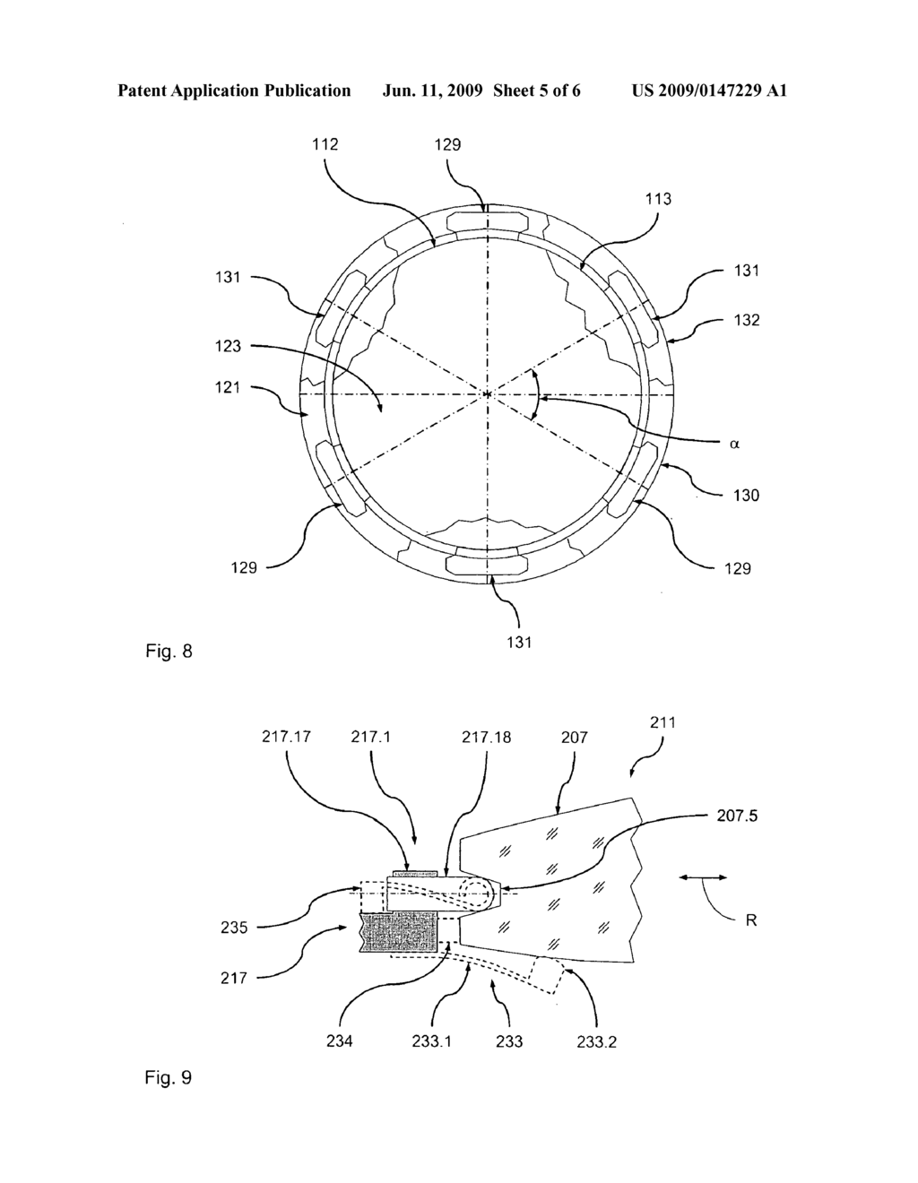 Optical element unit and method of supporting an optical element - diagram, schematic, and image 06