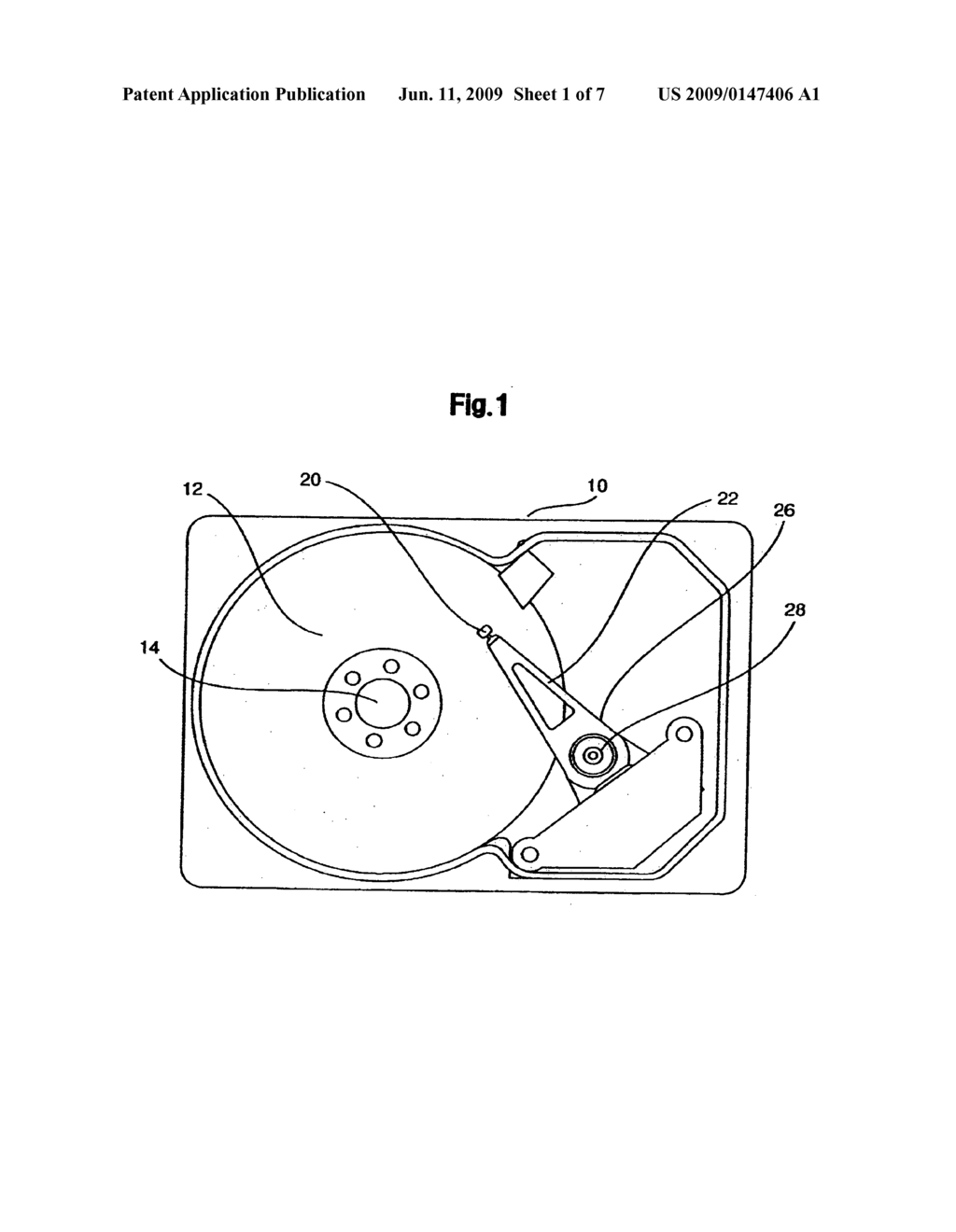 Magnetic disk device and head stack assembly - diagram, schematic, and image 02