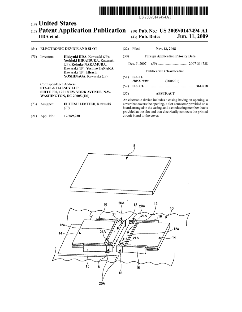 ELECTRONIC DEVICE AND SLOT - diagram, schematic, and image 01