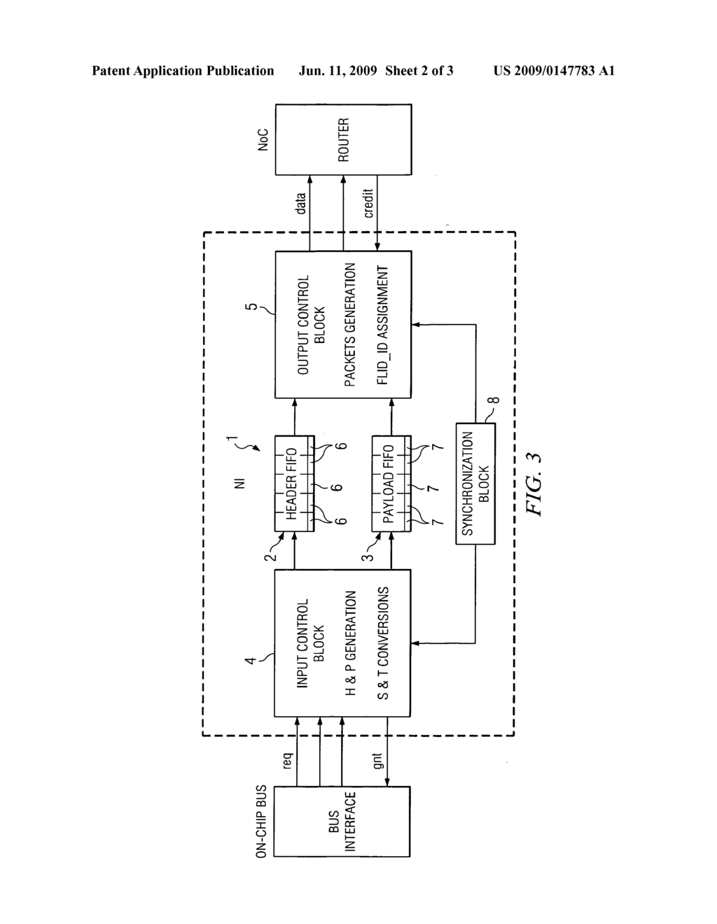 Buffering architecture for packet injection and extraction in on-chip networks - diagram, schematic, and image 03