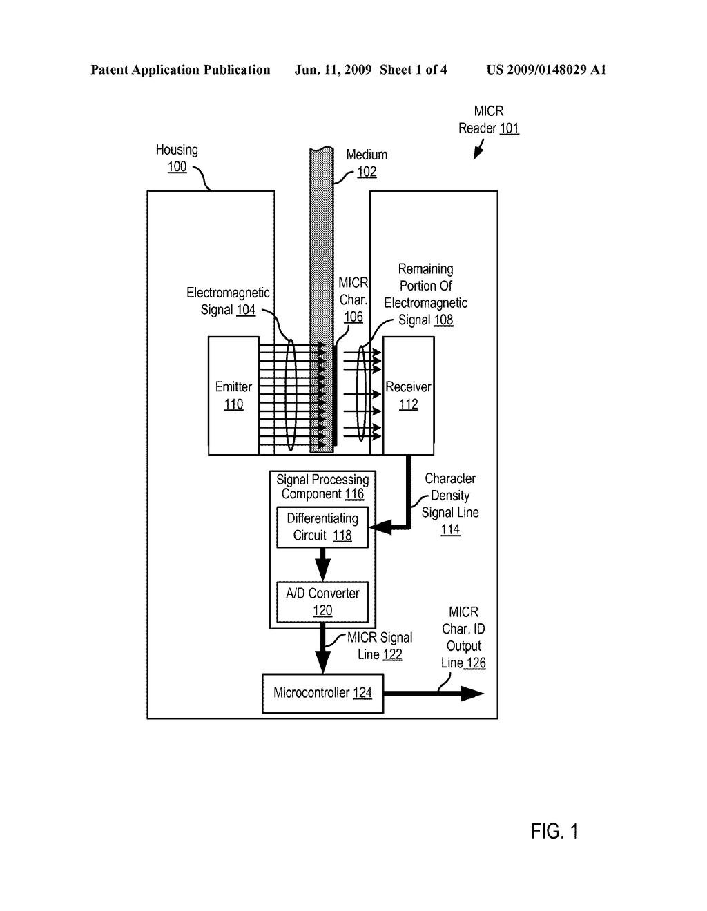 Magnetic Ink Character Recognition ('MICR') Signal Generation For A MICR - diagram, schematic, and image 02