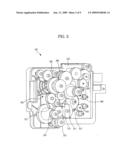 IMAGE FORMING APPARATUS, DRIVING DEVICE AND DRIVING FRAME THEREOF diagram and image