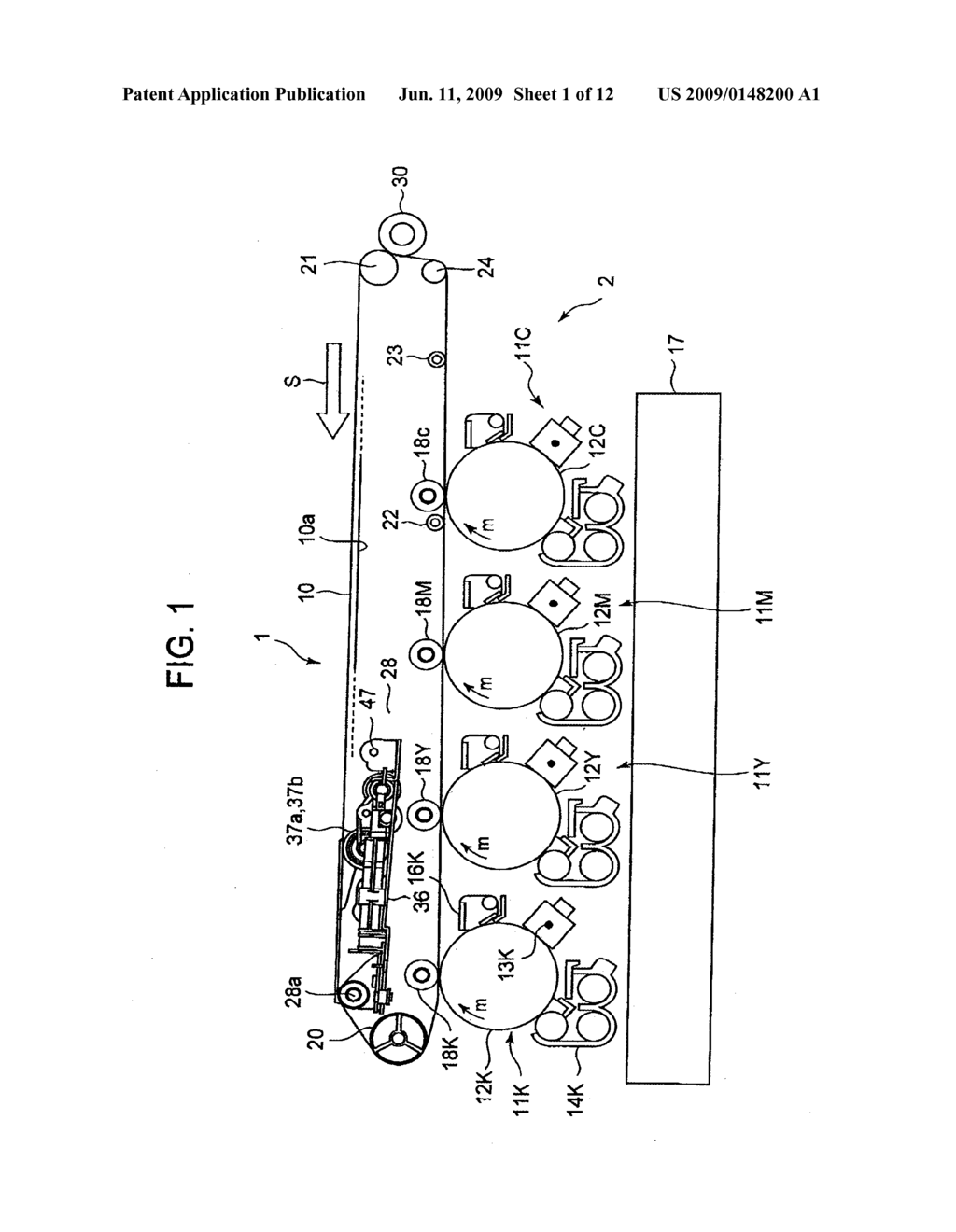 BELT TRANSFER DEVICE FOR IMAGE FORMING APPARATUS - diagram, schematic, and image 02