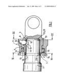 System for locking a first shaft with respect to a second shaft eliminating clearances between said shafts diagram and image