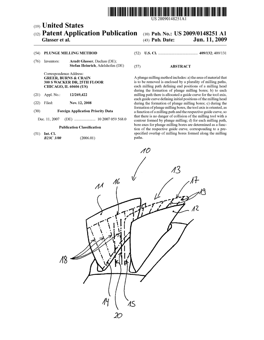 PLUNGE MILLING METHOD - diagram, schematic, and image 01