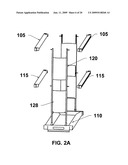 TIRE RACK, LOADING AND UNLOADING SYSTEMS AND METHOD diagram and image