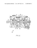 VARIABLE DISPLACEMENT PUMP HAVING A ROTATING CAM RING diagram and image