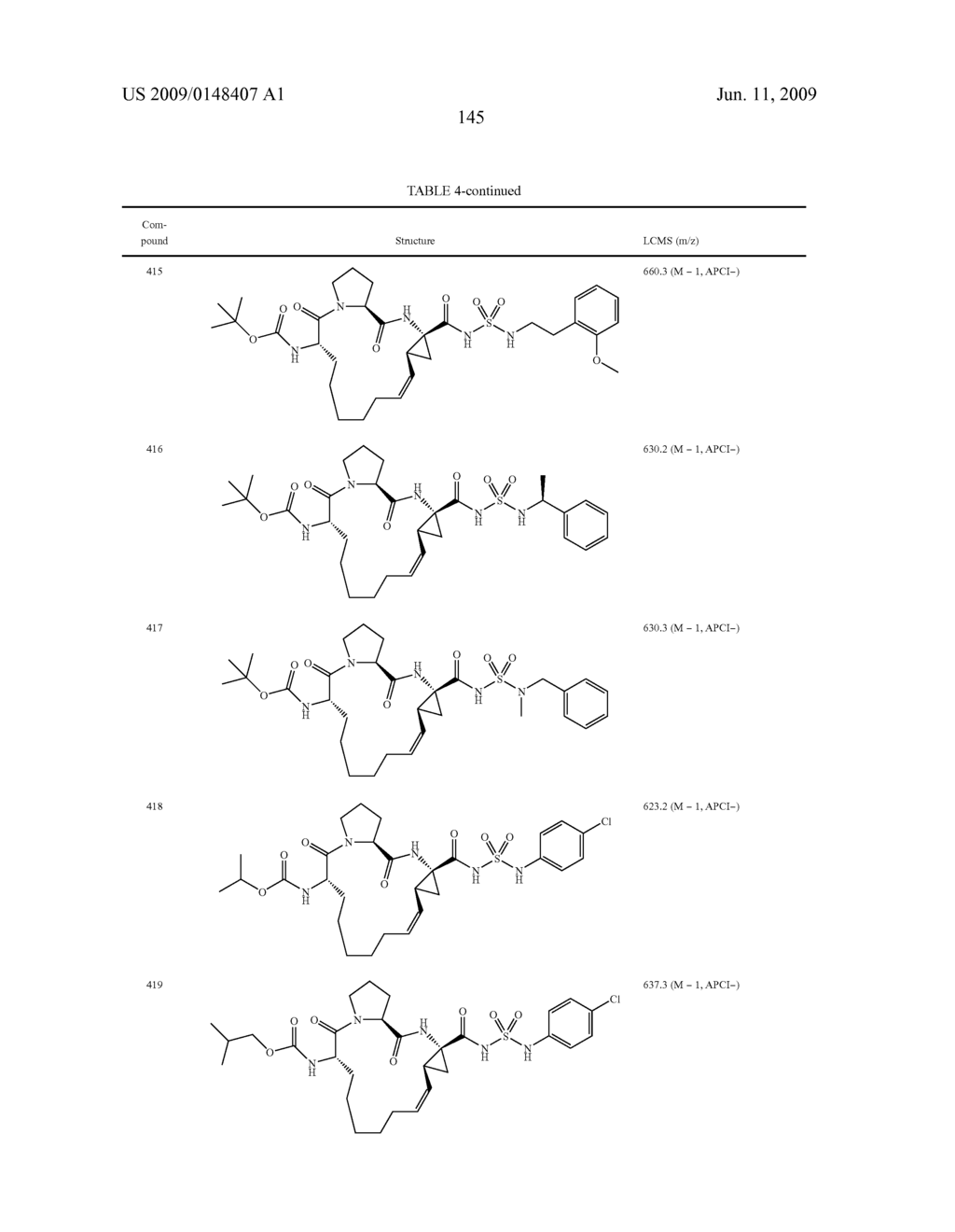 Novel Macrocyclic Inhibitors of Hepatitis C Virus Replication - diagram, schematic, and image 146