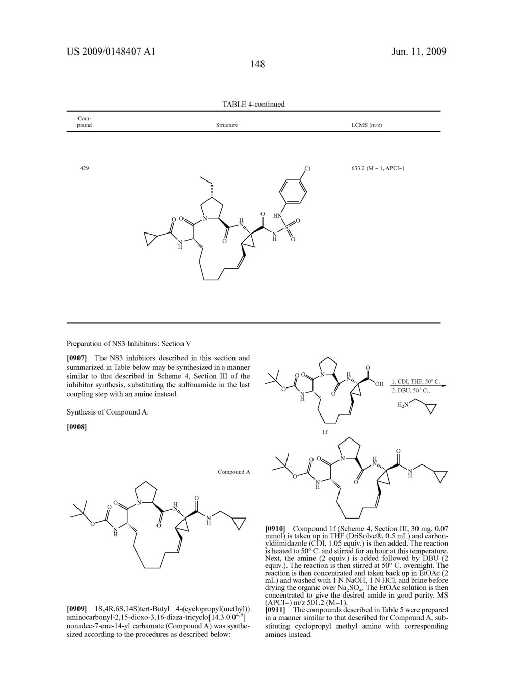 Novel Macrocyclic Inhibitors of Hepatitis C Virus Replication - diagram, schematic, and image 149