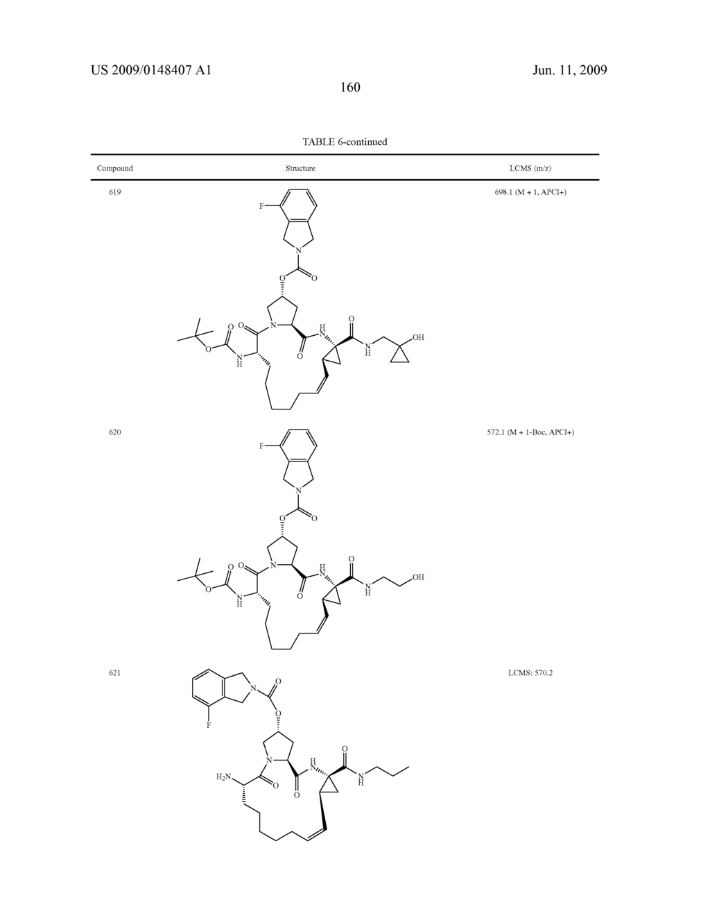 Novel Macrocyclic Inhibitors of Hepatitis C Virus Replication - diagram, schematic, and image 161