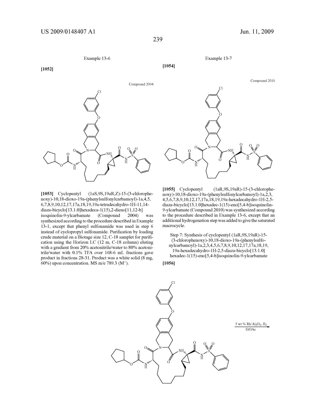 Novel Macrocyclic Inhibitors of Hepatitis C Virus Replication - diagram, schematic, and image 240
