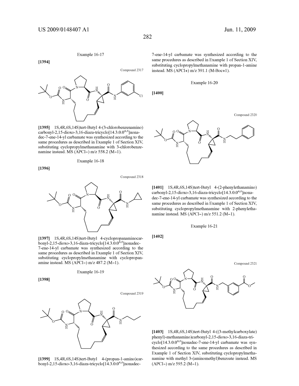 Novel Macrocyclic Inhibitors of Hepatitis C Virus Replication - diagram, schematic, and image 283