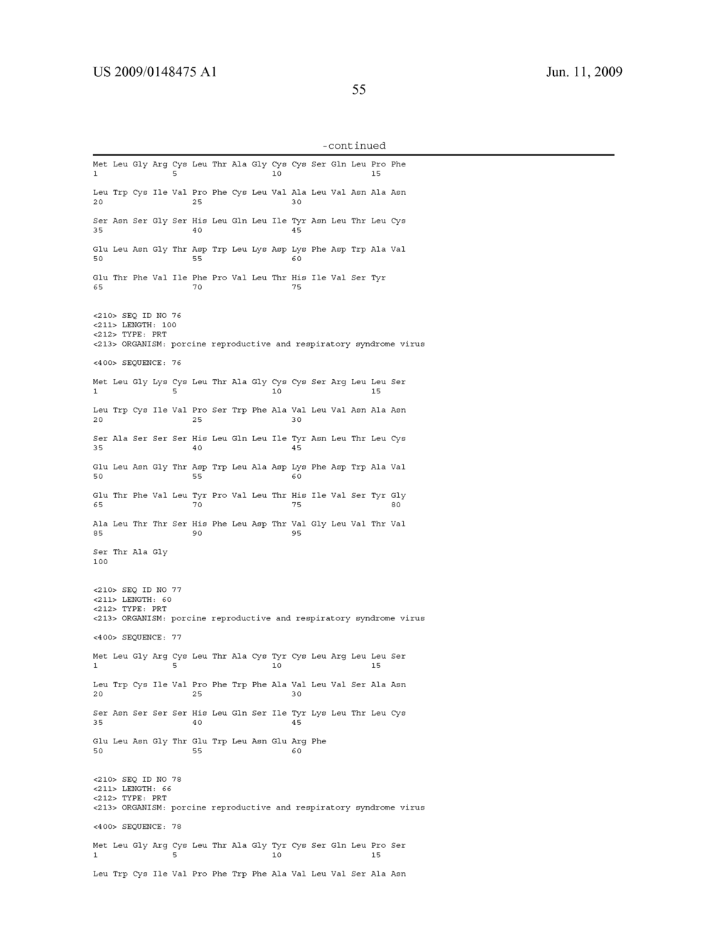 IDENTIFICATION OF PROTECTIVE ANTIGENIC DETERMINANTS OF PORCINE REPRODUCTIVE AND RESPIRATORY SYNDROME VIRUS AND USES THEREOF - diagram, schematic, and image 80