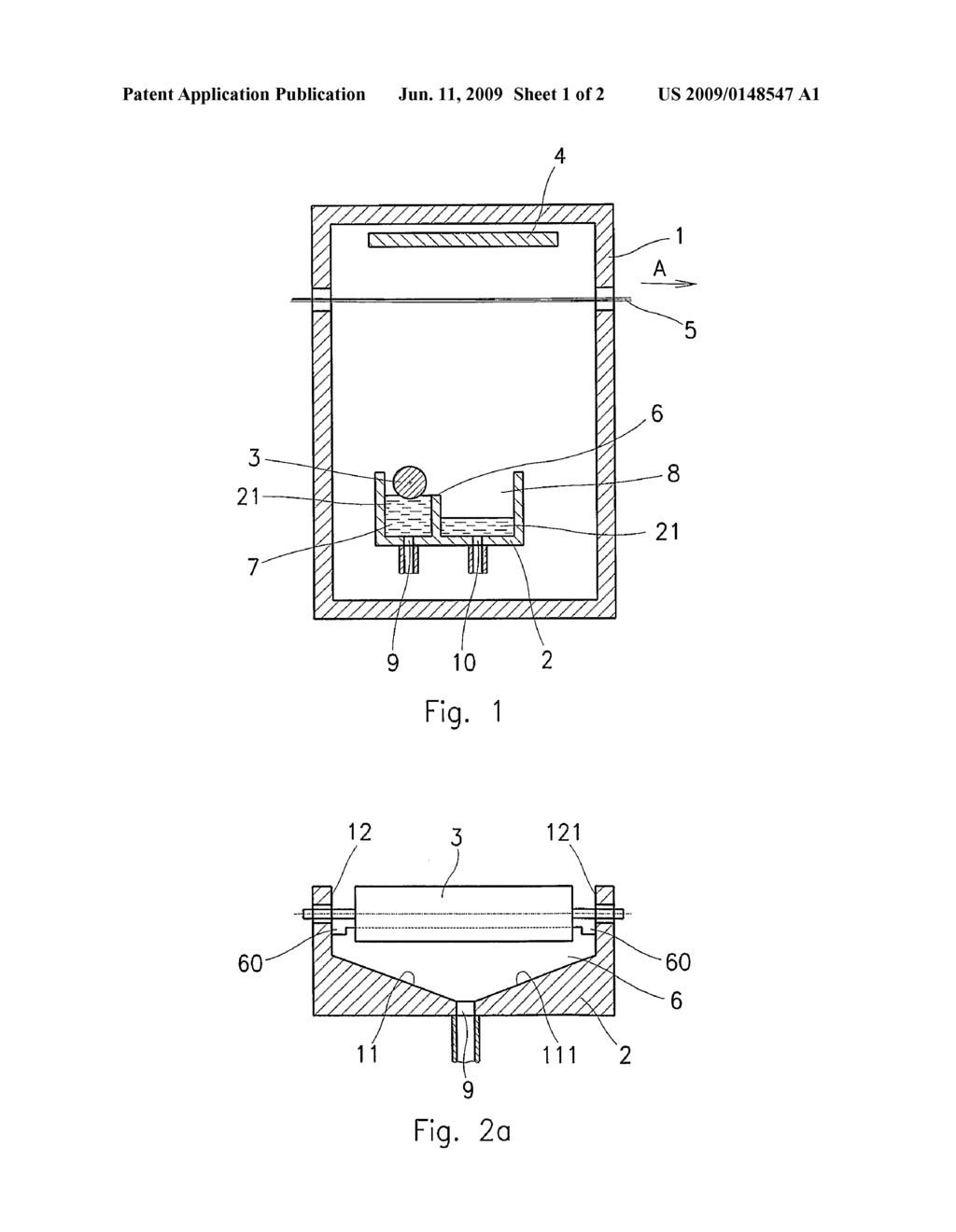 DEVICE FOR PRODUCTION OF NANOFIBRES THROUGH ELECTROSTATIC SPINNING OF POLYMER SOLUTIONS - diagram, schematic, and image 02