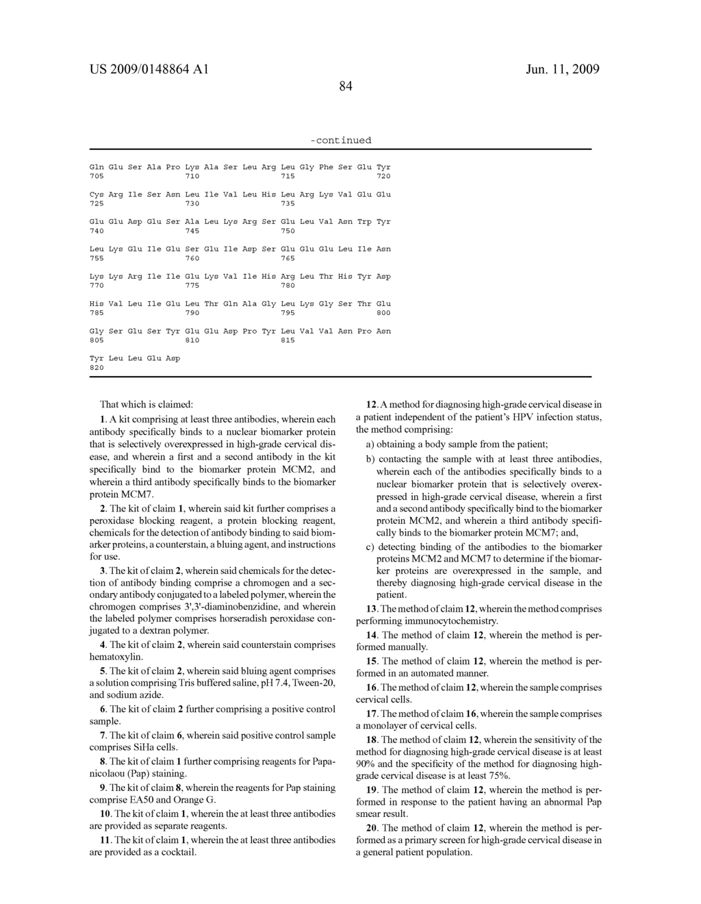 METHODS AND COMPOSITIONS FOR THE DETECTION OF CERVICAL DISEASE - diagram, schematic, and image 94