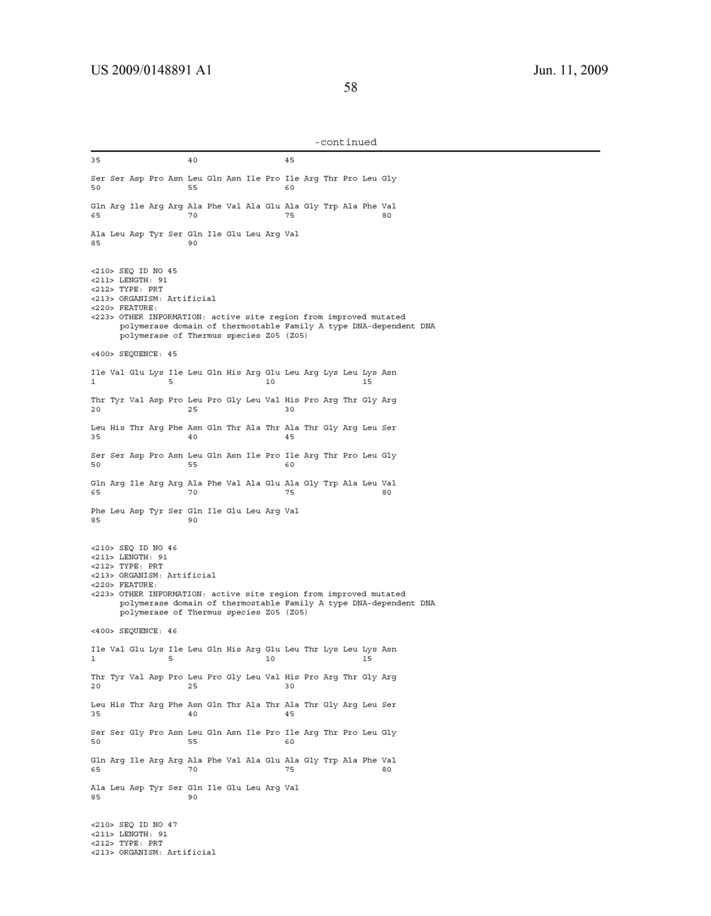 DNA POLYMERASES AND RELATED METHODS - diagram, schematic, and image 93