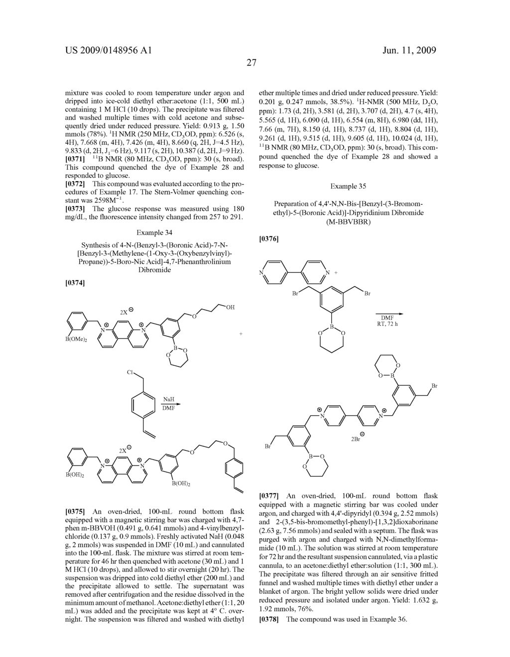 OPTICAL DETERMINATION OF GLUCOSE UTILIZING BORONIC ACID ADDUCTS - diagram, schematic, and image 52