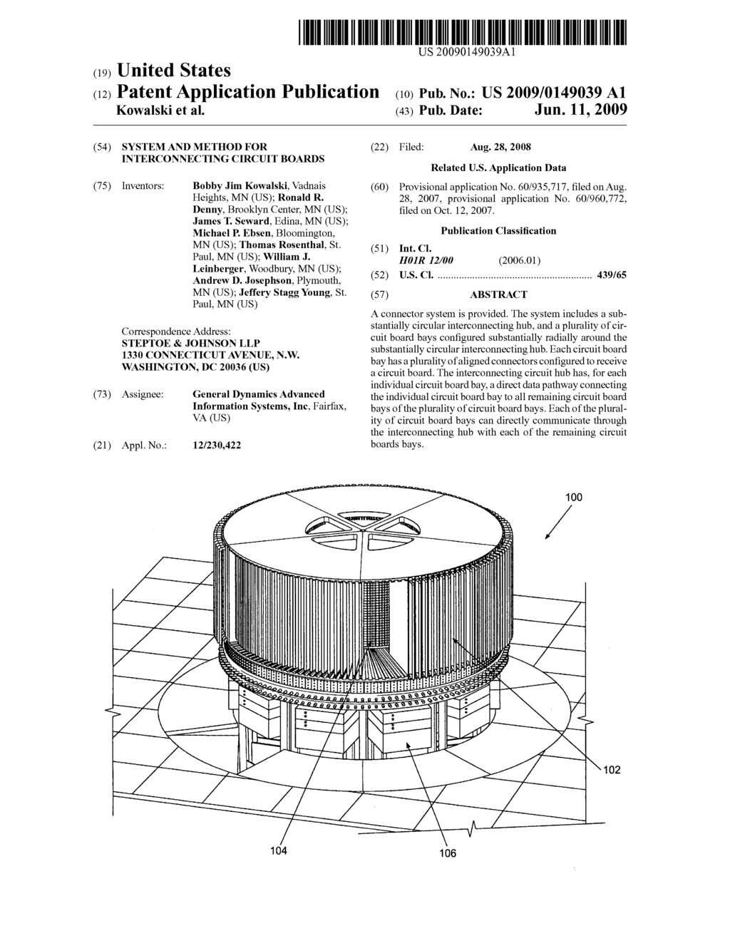 System and method for interconnecting circuit boards - diagram, schematic, and image 01