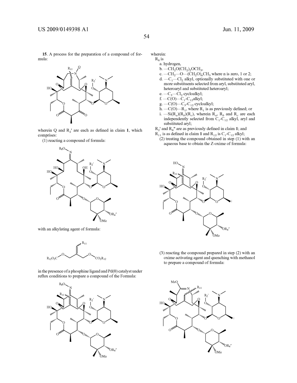 6,11-3c-bicyclic 8a-azalide derivatives - diagram, schematic, and image 55