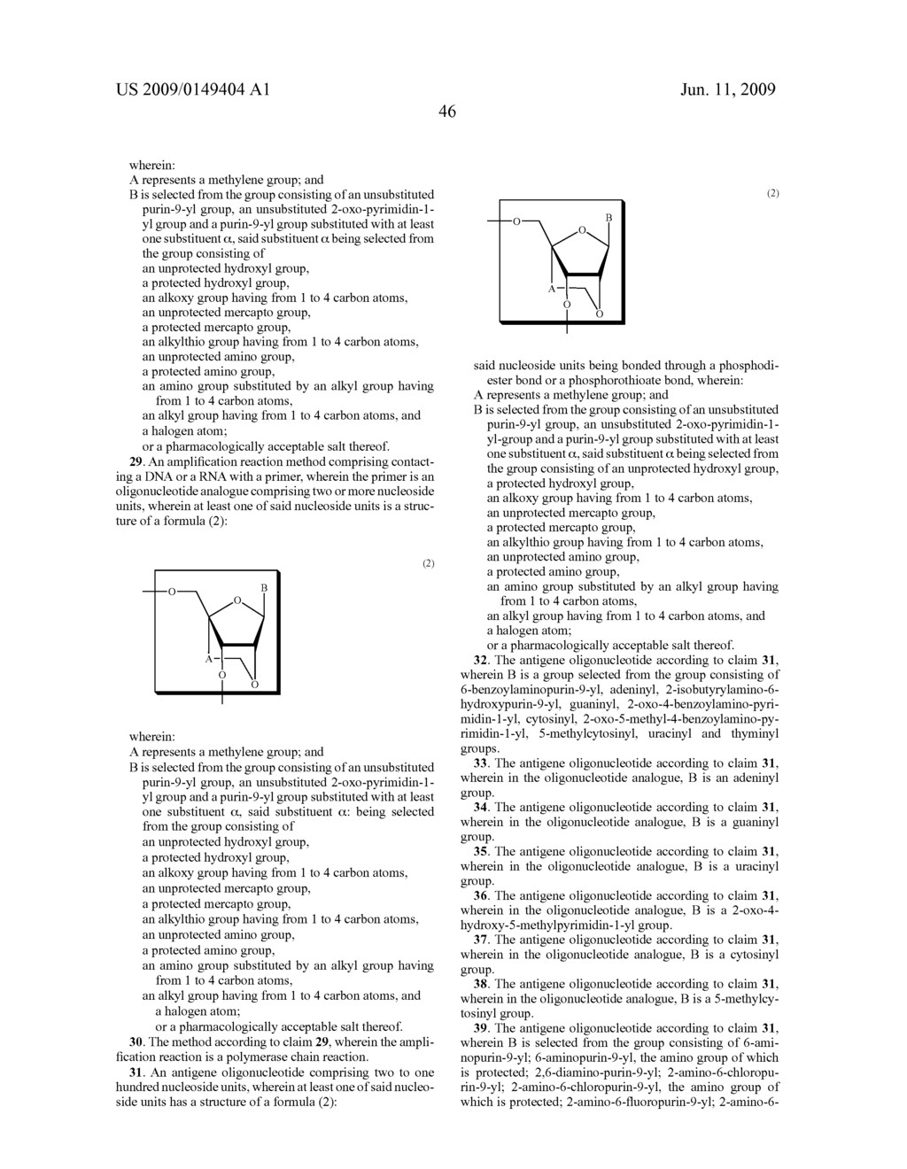 Oligonucleotide analogues and methods utilizing the same - diagram, schematic, and image 47