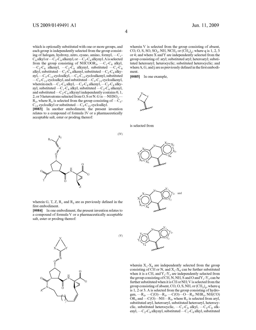 CARBOCYCLIC OXIME HEPATITIS C VIRUS SERINE PROTEASE INHIBITORS - diagram, schematic, and image 05