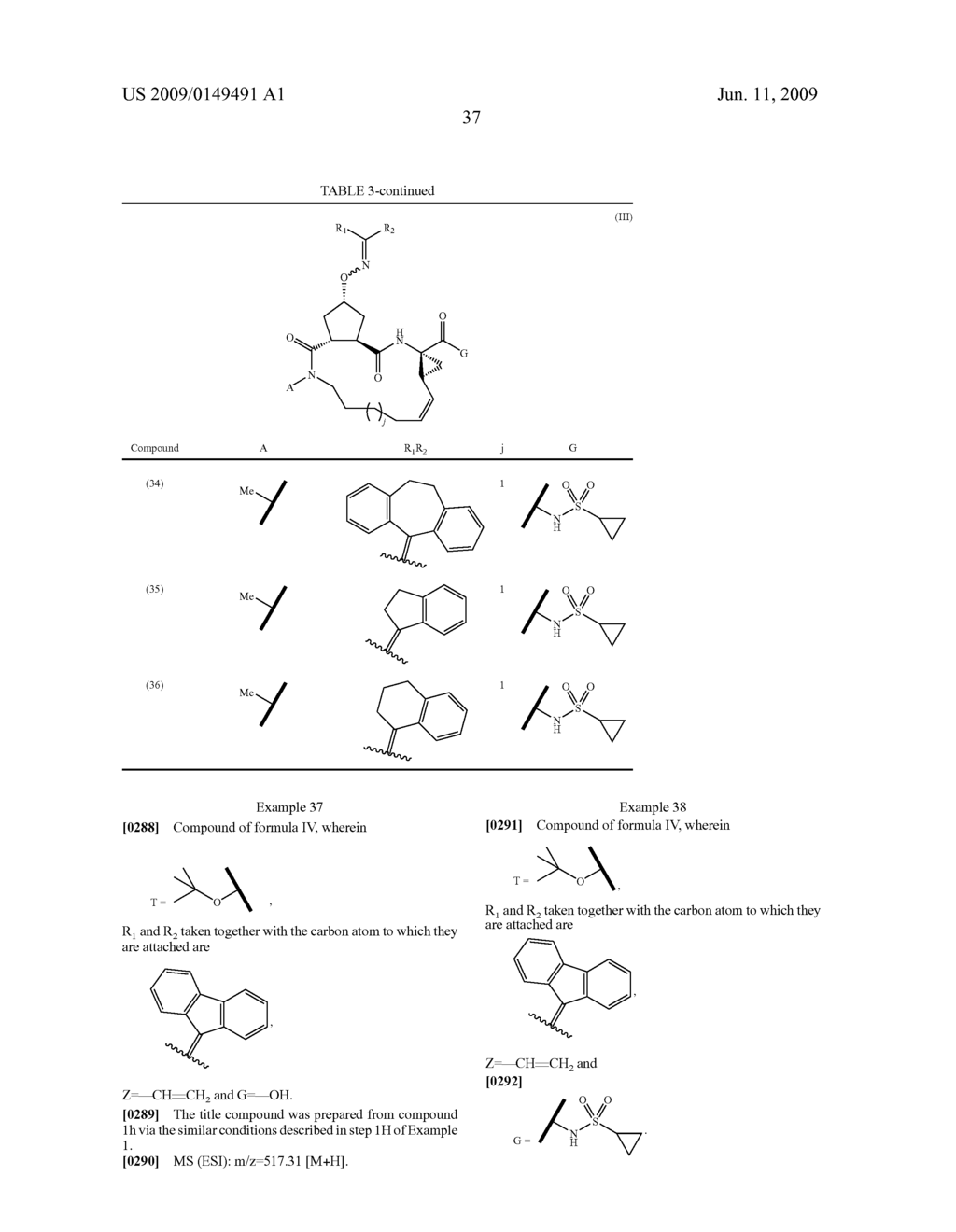 CARBOCYCLIC OXIME HEPATITIS C VIRUS SERINE PROTEASE INHIBITORS - diagram, schematic, and image 38