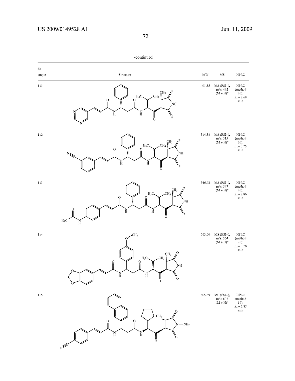 Cinnamic acid amides - diagram, schematic, and image 73