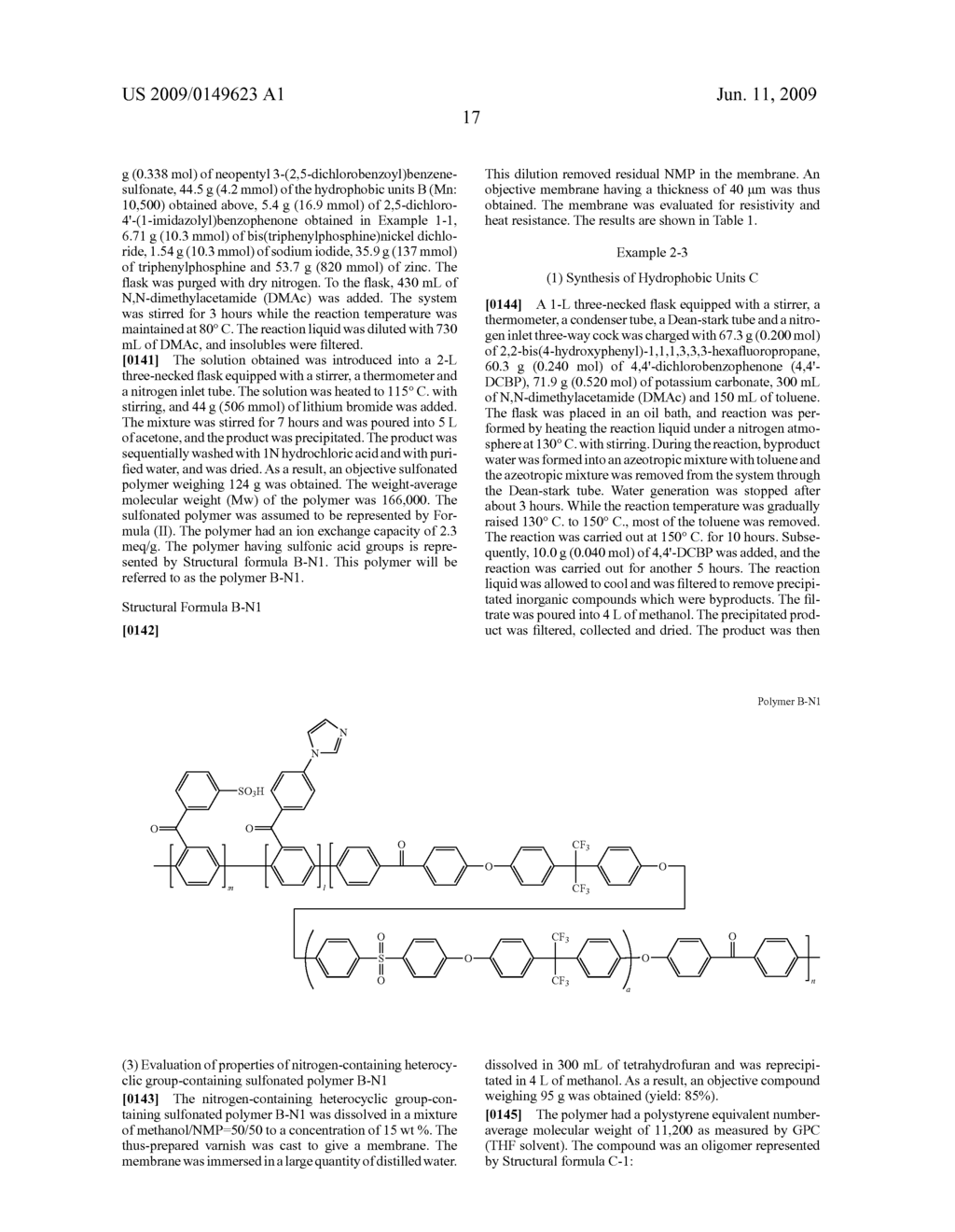 NITROGENATED AROMATIC COMPOUND, PROCESS FOR PRODUCTION OF THE SAME, POLYMER, AND PROTON CONDUCTIVE MEMBRANE - diagram, schematic, and image 19