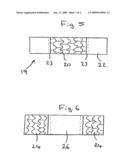 Implantable device for drug delivery and improved visibility diagram and image