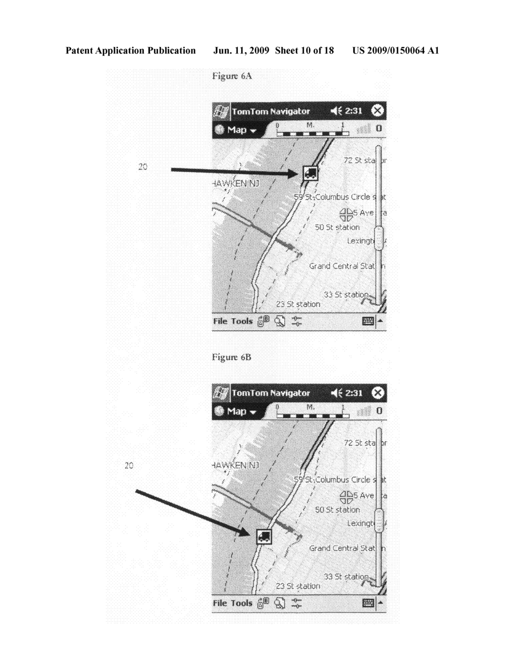 Personal GPS navigation device - diagram, schematic, and image 11