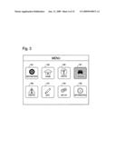 Graphic interface method and apparatus for navigation system for providing parking information diagram and image