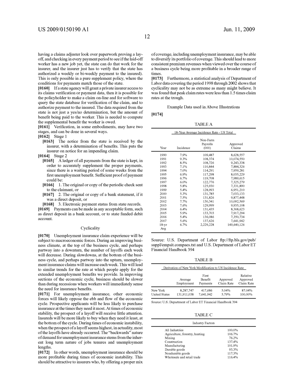 PRIVATE SUPPLEMENTAL UNEMPLOYMENT/LAYOFF INSURANCE METHOD AND SYSTEM - diagram, schematic, and image 16