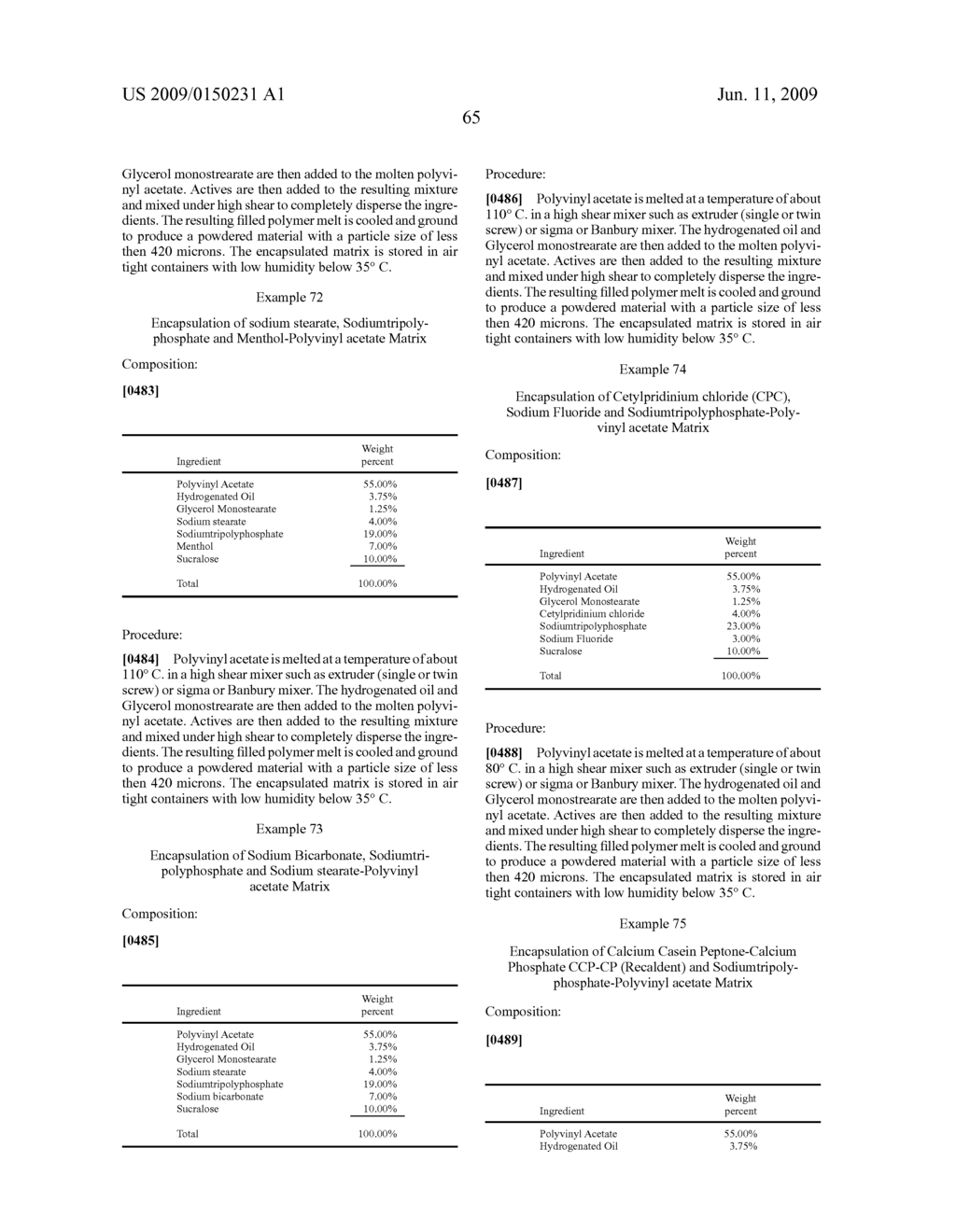 PACKAGE ASSEMBLY FOR MULTI-MODALITY FUNCTIONAL INGREDIENTS IN CHEWING GUM COMPOSITIONS - diagram, schematic, and image 69