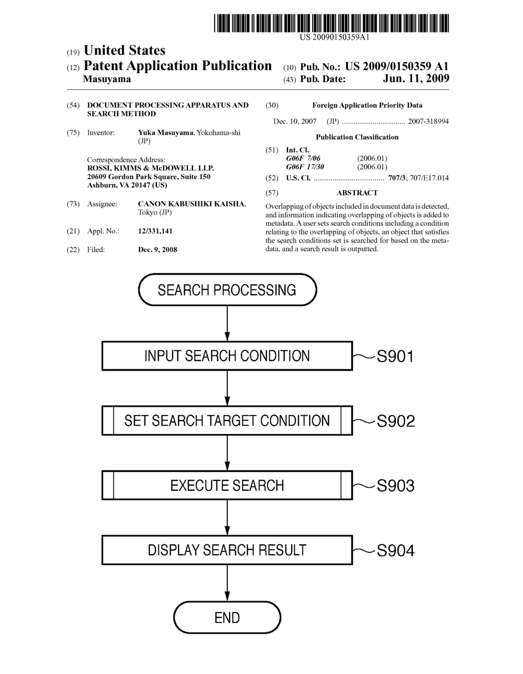 DOCUMENT PROCESSING APPARATUS AND SEARCH METHOD - diagram, schematic, and image 01