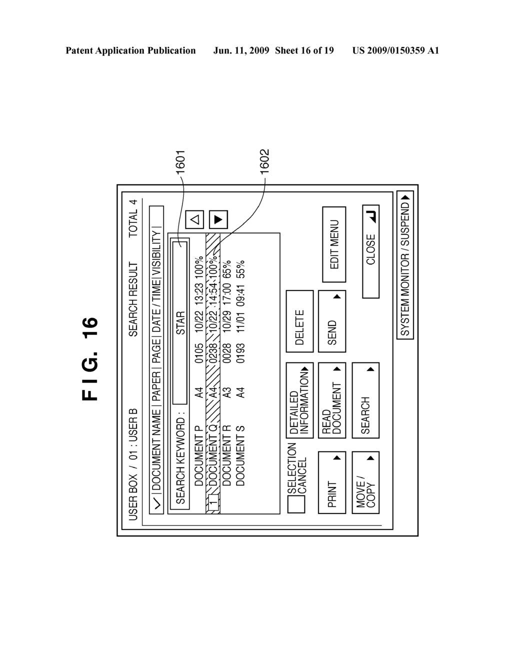 DOCUMENT PROCESSING APPARATUS AND SEARCH METHOD - diagram, schematic, and image 17