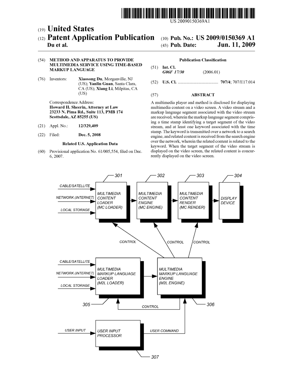 METHOD AND APPARATUS TO PROVIDE MULTIMEDIA SERVICE USING TIME-BASED MARKUP LANGUAGE - diagram, schematic, and image 01