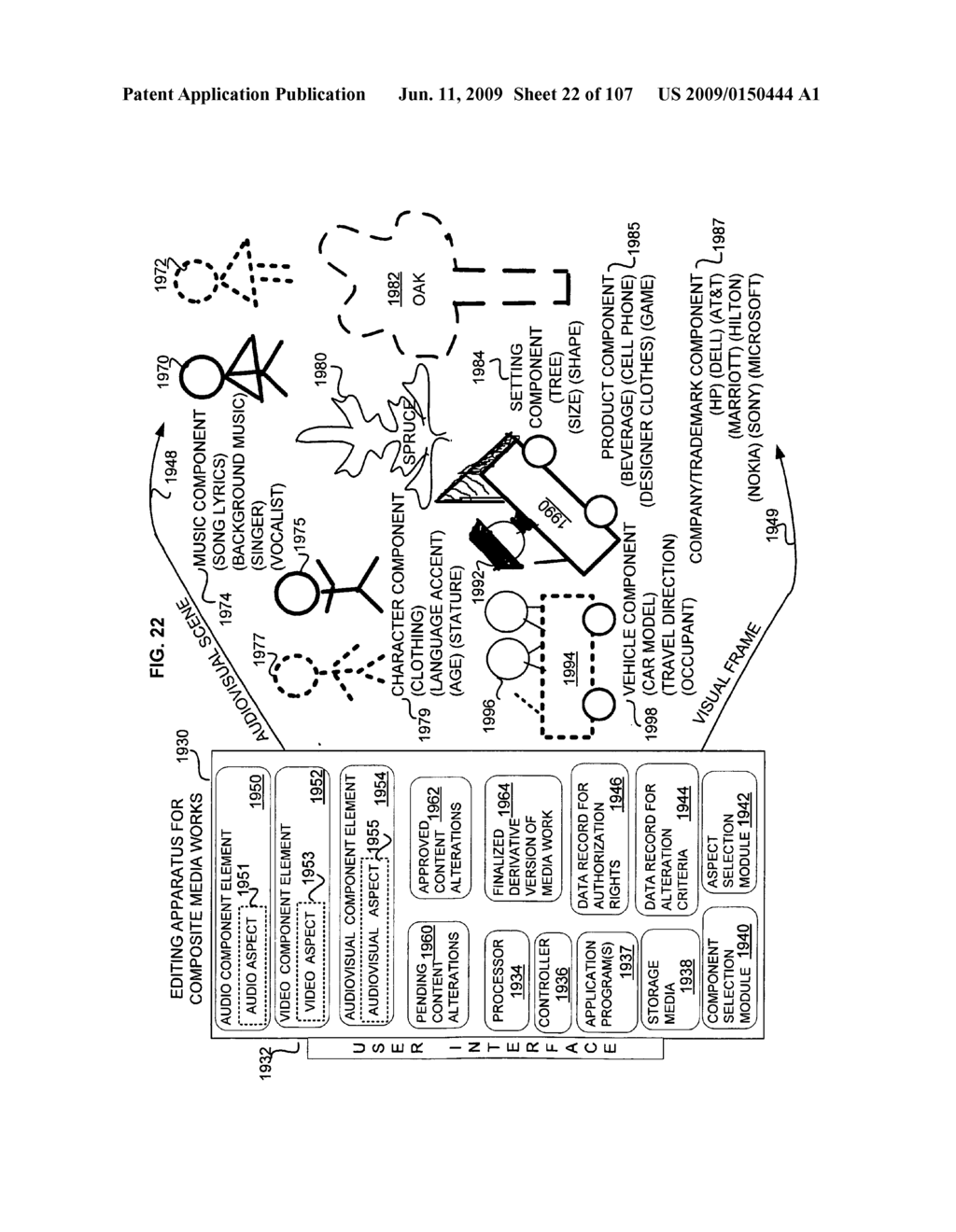 Media markup for audio content alteration - diagram, schematic, and image 23