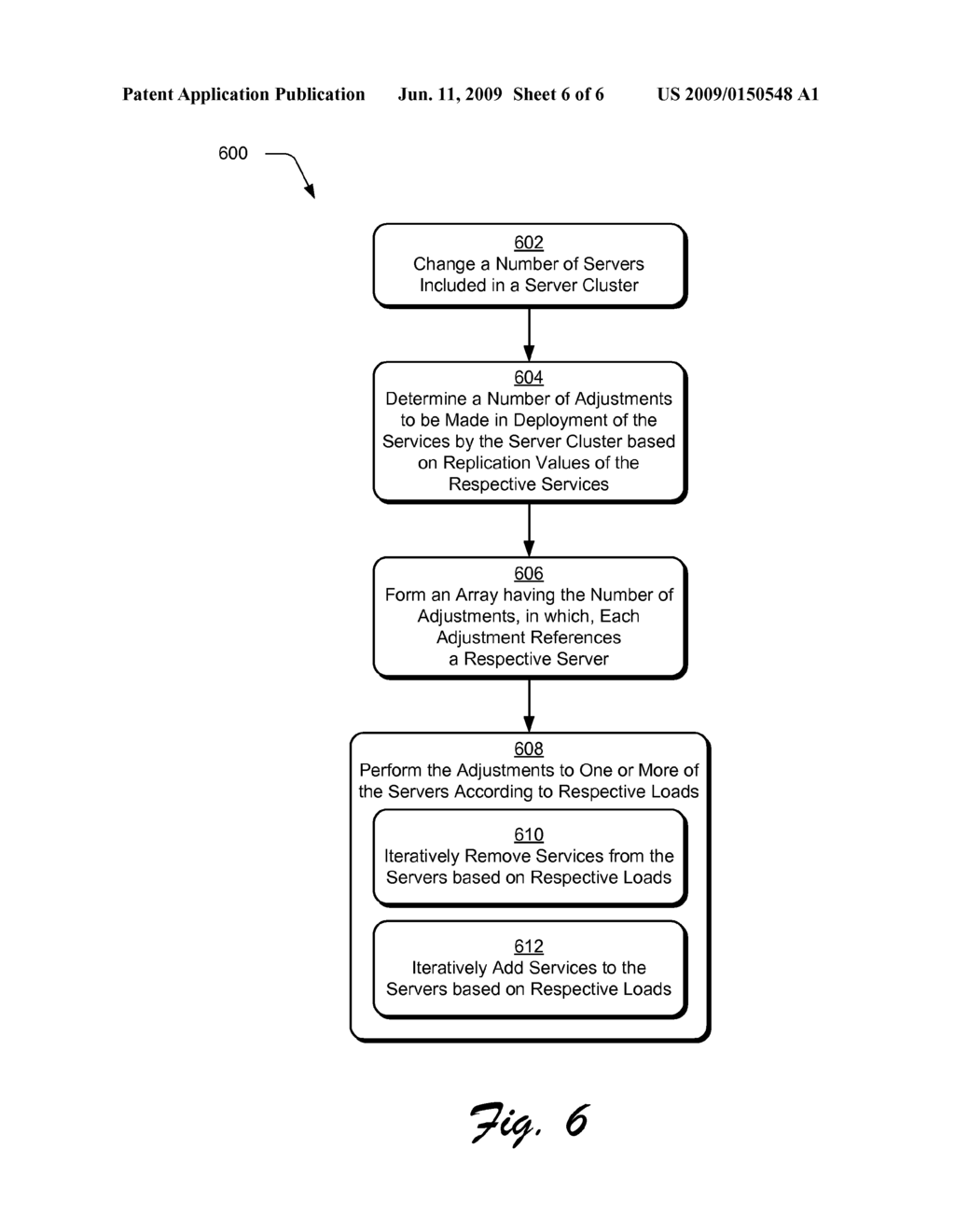 Management of network-based services and servers within a server cluster - diagram, schematic, and image 07