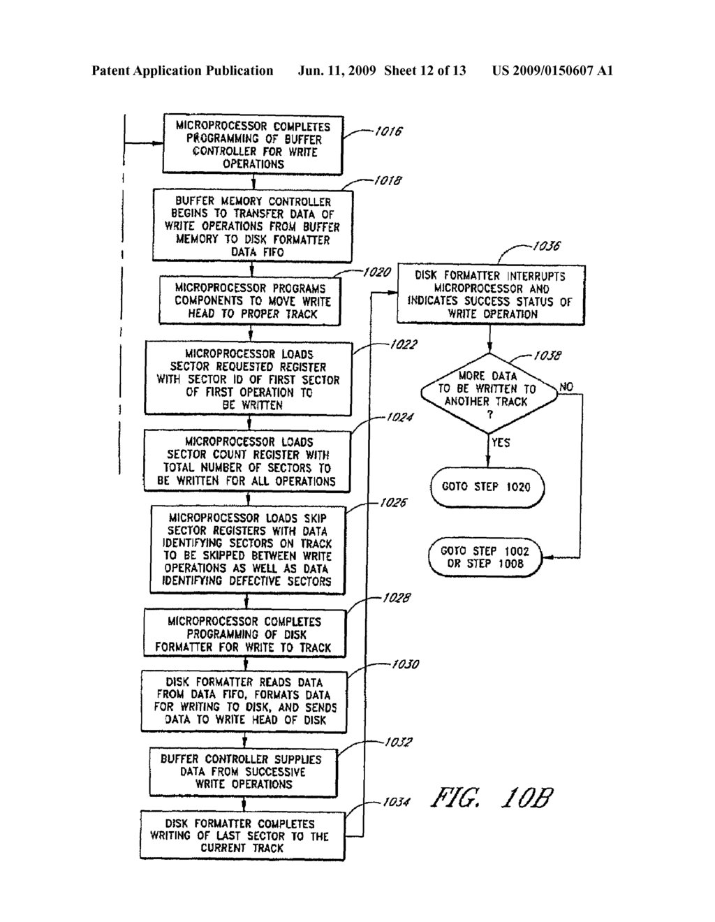 DISK CONTROLLER CONFIGURED TO PERFORM OUT OF ORDER EXECUTION OF WRITE OPERATIONS - diagram, schematic, and image 13