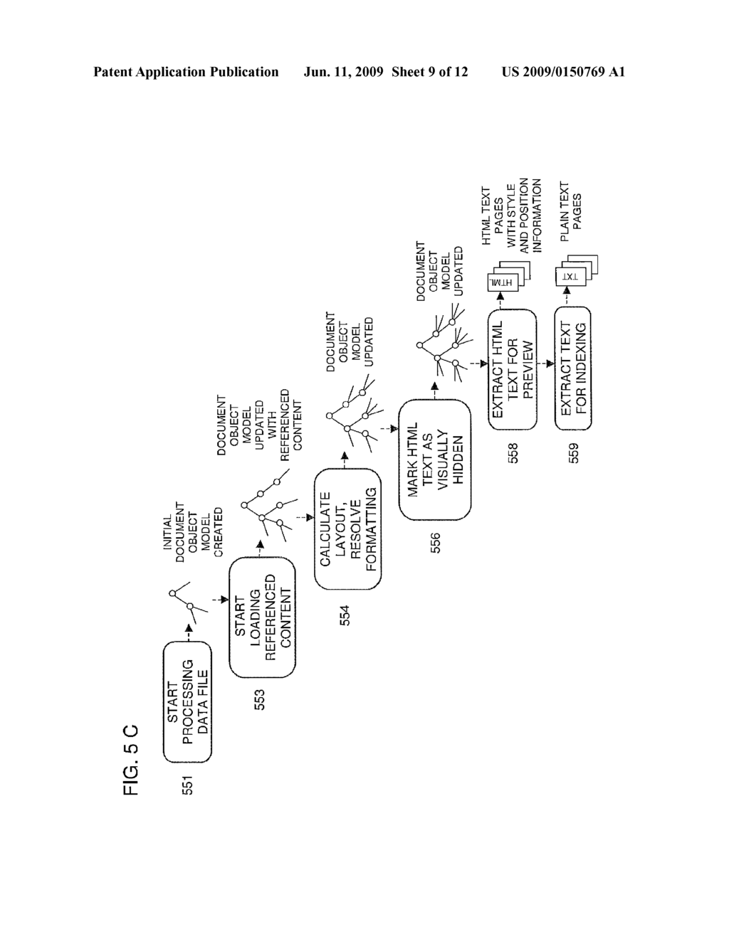 METHOD AND ARRANGEMENT FOR PAGINATING AND PREVIEWING XHTML/HTML FORMATTED INFORMATION CONTENT - diagram, schematic, and image 10